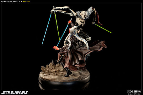 Star Wars Versus Diorama Statue Shakti VS General Grievous (Hunt for the Jedi)