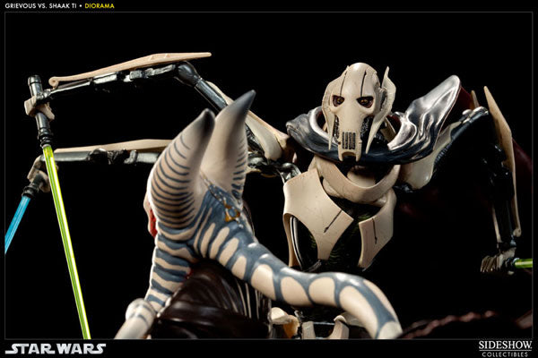 Star Wars Versus Diorama Statue Shakti VS General Grievous (Hunt for the Jedi)