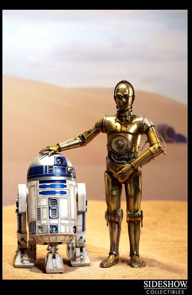 Star Wars 1/4 Scale Premium Figure - C-3PO & R2-D2