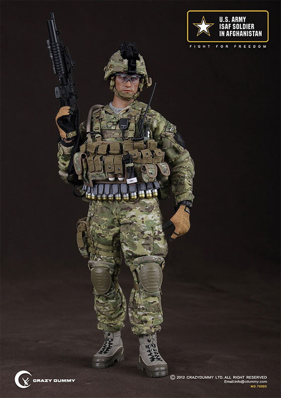 Action Figure 1/6 US Army ISAF Soldier in Afghanistan