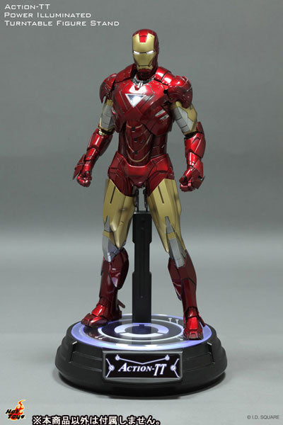 Hot Toys TrueType 1/6 Scale Action Figure Stand Action-TT Power Illuminated Turntable Figure Stand　