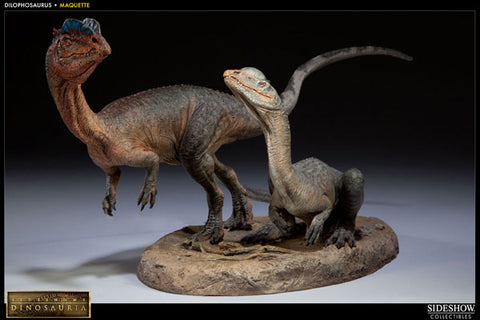 Dinosauria Maquette - Dilophosaurus Single