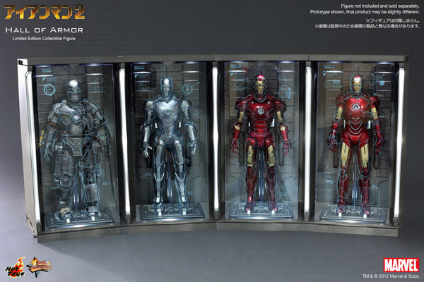 Movie Masterpiece 1/6 Scale Diorama: Iron Man 2 Hall Of Armor (w/7 Stickers)　