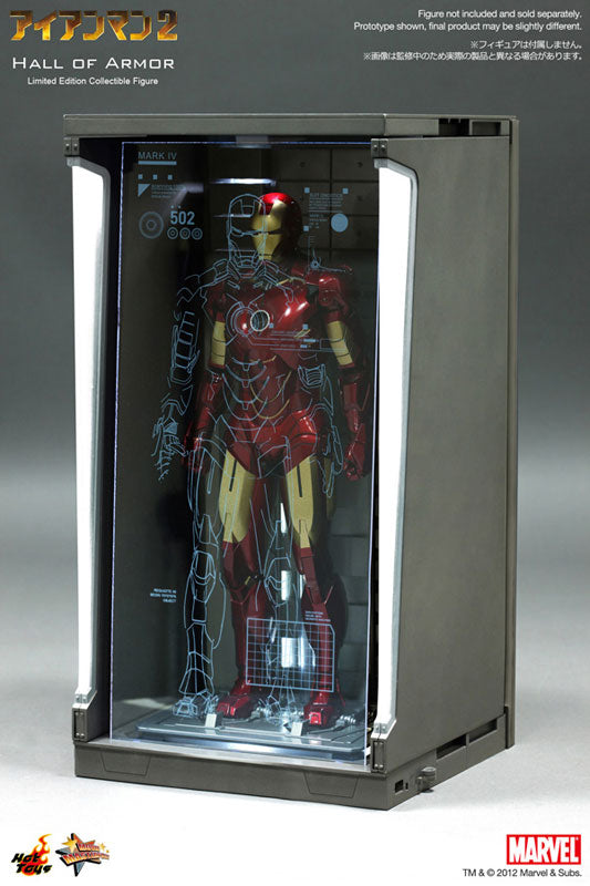 Movie Masterpiece 1/6 Scale Diorama: Iron Man 2 Hall Of Armor (w/7 Stickers)　