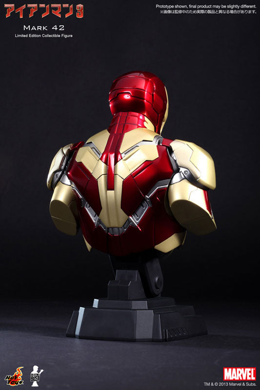 Hot Toys Bust Iron Man 3 1/4 Bust - Iron Man Mark 42