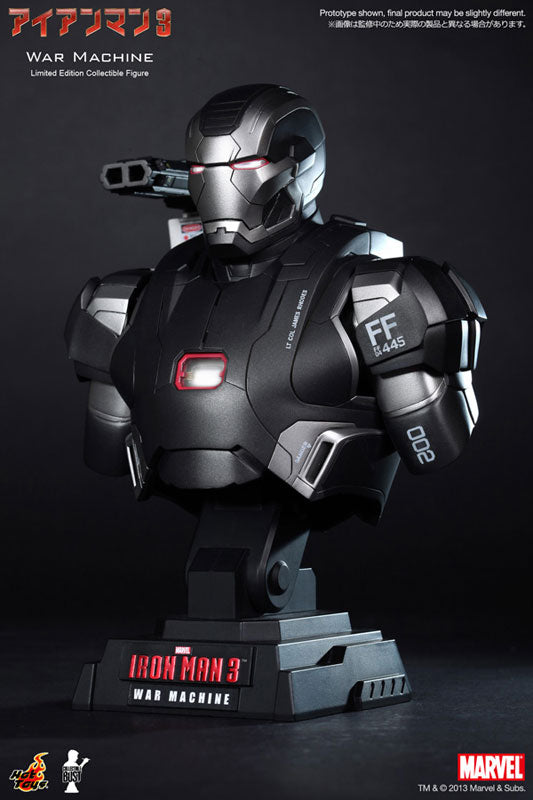Hot Toys Bust Iron Man 3 1/4 Bust - War Machine