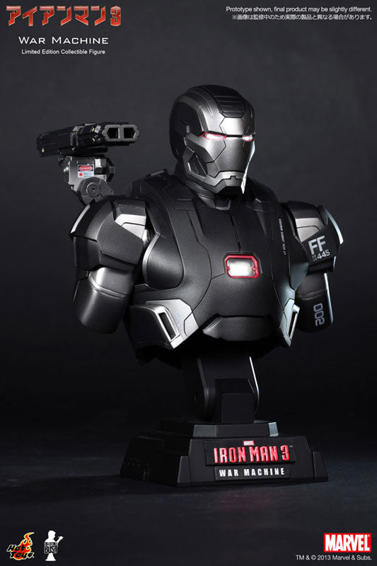 Hot Toys Bust Iron Man 3 1/4 Bust - War Machine