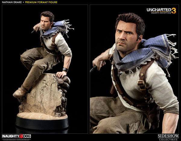 Uncharted 3: Drake's Deception 1/4 Scale Premium Figure - Nathan