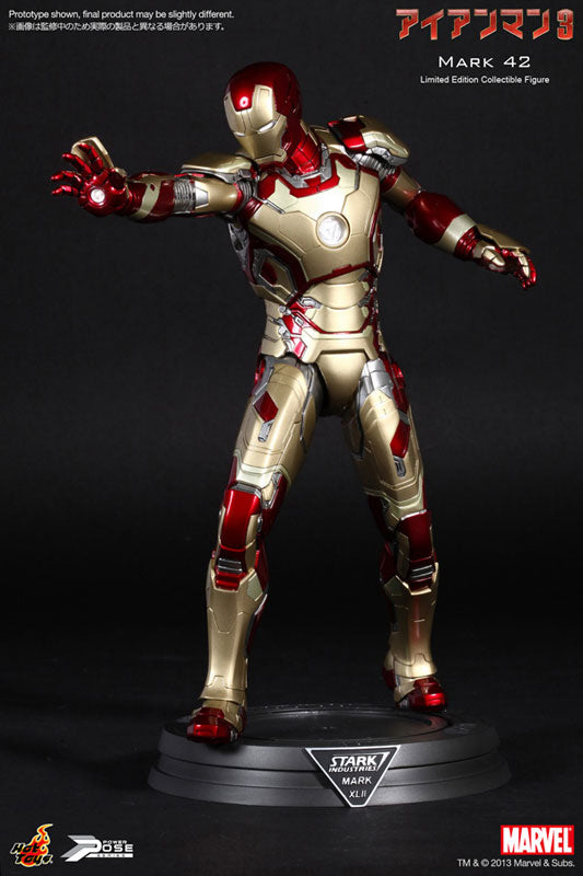 Amazon.com: Hot Toys Iron Man 3 Movie 1/6 Scale Power Pose Figure Iron Man  Mark 35 Red Snapper : Toys & Games