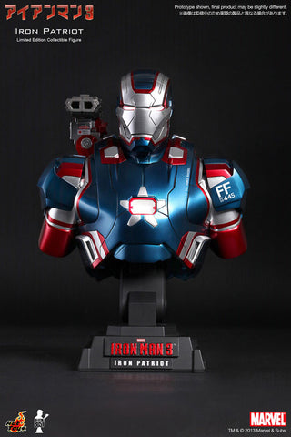 Hot Toys Bust - 1/4 Scale Collectible: Iron Man 3 - Iron Patriot　