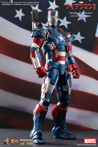 Movie Masterpiece DIECAST - Iron Man 3 1/6 Scale Figure: Iron Patriot