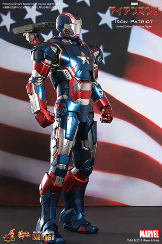 Movie Masterpiece DIECAST - Iron Man 3 1/6 Scale Figure: Iron Patriot