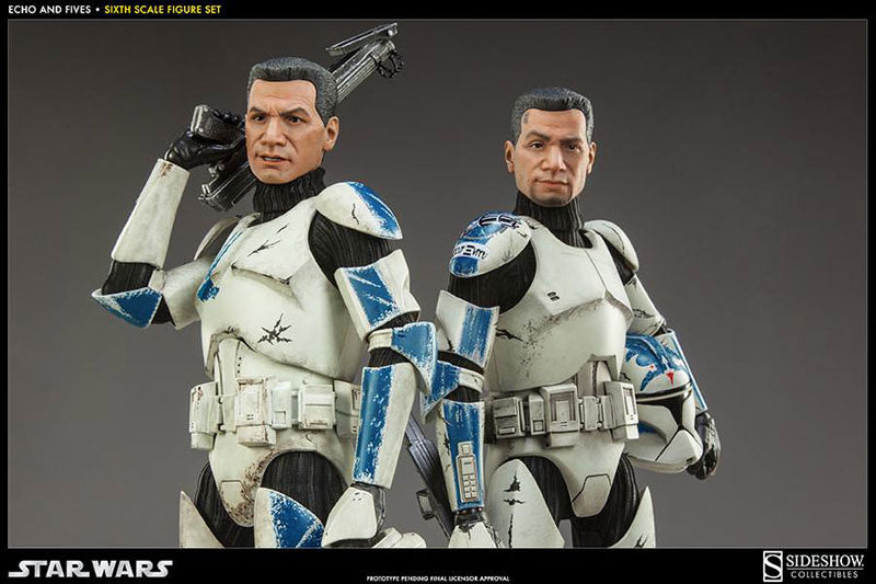 Star Wars 1/6 Scale Figure - Militaries of Star Wars Clone Trooper/ Echo & Fives　