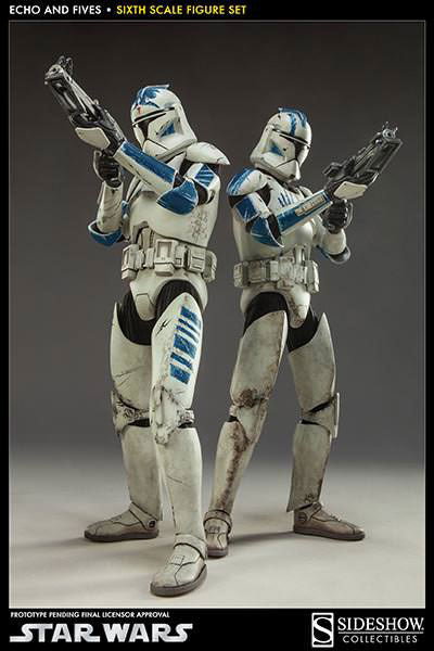 Star Wars 1/6 Scale Figure - Militaries of Star Wars Clone Trooper/ Echo & Fives　