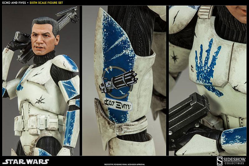 Star Wars 1/6 Scale Figure - Militaries of Star Wars Clone Trooper/ Echo & Fives　