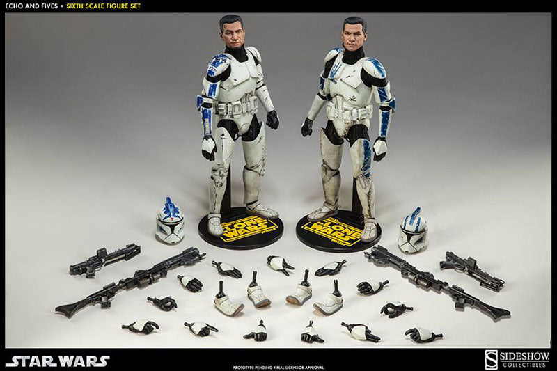 Star Wars 1/6 Scale Figure - Militaries of Star Wars Clone Trooper/ Echo & Fives　