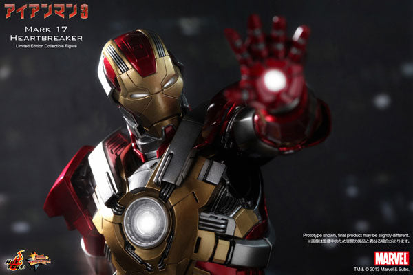 Movie Masterpiece - Iron Man 3 1/6 Scale Figure: Iron Man Mark 17 (Heart Breaker)