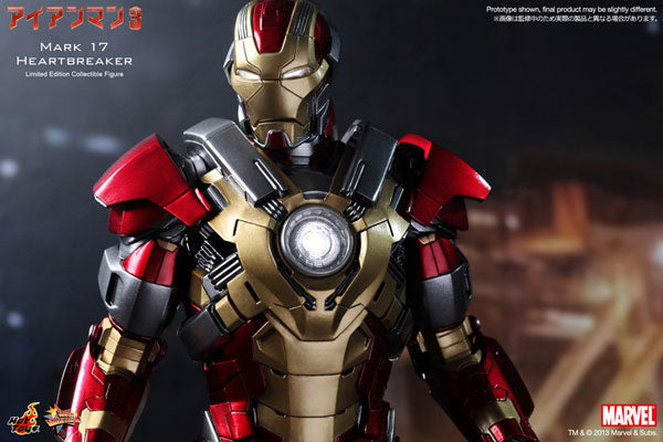 Movie Masterpiece - Iron Man 3 1/6 Scale Figure: Iron Man Mark 17 (Heart Breaker)