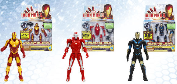"Iron Man 3" Hasbro Action Figure 3.75 Inch Assemblers Series 3 Assorted