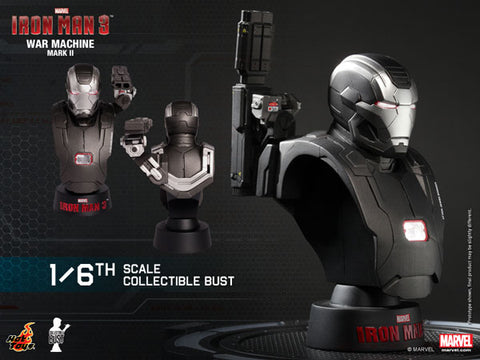 Hot Toys Bust Iron Man 3 1/6 Scale Bust War Machine Mark.2　