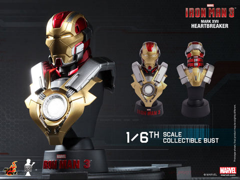 Hot Toys Bust Iron Man 3 1/6 Scale Bust Iron Man Mark.17 (Heart Breaker)　