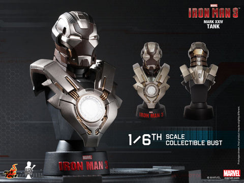 Hot Toys Bust Iron Man 3 1/6 Scale Bust Iron Man Mark.24 (Tank)　