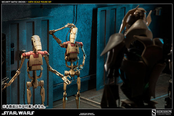 "Star Wars" 1/6 Scale Fully Poseable Figure Militaries Of Star Wars Security Battle Droid (Set Of 2)