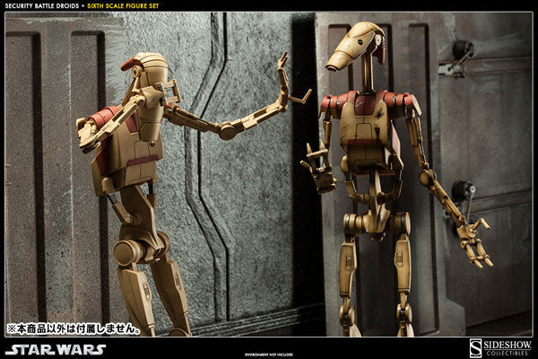"Star Wars" 1/6 Scale Fully Poseable Figure Militaries Of Star Wars Security Battle Droid (Set Of 2)