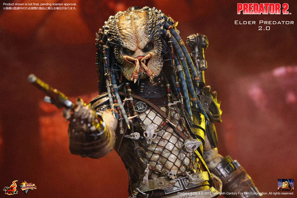 Movie Masterpiece 1/6 Scale Fully Poseable Figure "Predator 2" Elder Predator 2.0　