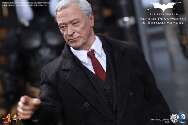 Movie Masterpiece 1/6 Scale Fully Poseable Figure "Dark Knight" Alfred Pennyworth & Batman Armory　