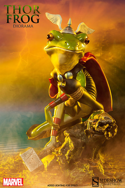 Marvel Diorama Statue - Thor the Frog