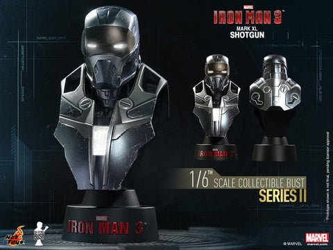 Hot Toys Bust - Iron Man 3 1/6 Scale Bust Iron Man Mark 40 (Shotgun)　