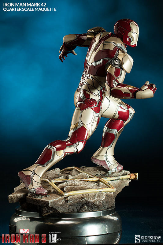 Iron Man 3 1/4 Scale Maquette Iron Man Mark 42　