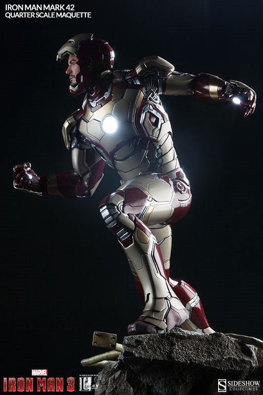 Iron Man 3 1/4 Scale Maquette Iron Man Mark 42　