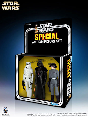 Retro Kenner 12 Inch Action Figure - Star Wars Special Set / Villain 3 Pack