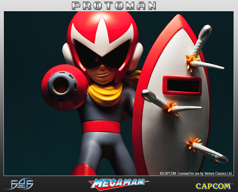 Mega Man 3 - Proto Man 13 Inch Statue