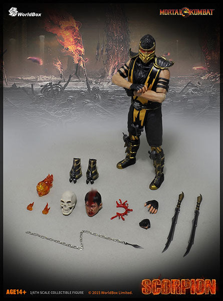 1/6 Action Figure - Mortal Kombat: Scorpion - Solaris Japan