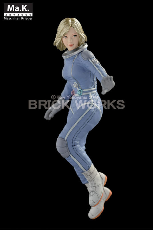 Maschinen Krieger - Ma.K.UP! MUS-19 - Mercenary Force Female Space Pilot (B) - 1/20 - Floating Low Gravity Aerobic Environment (Brick Works)