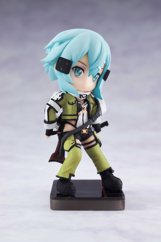 Smartphone Stand Bishoujo Character Collection No.08 Sword Art Online II - Sinon Pre-painted Complete PVC Figure