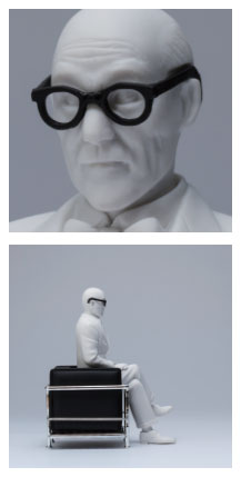 Design Interior Collection - Figure Series 1/12 Great Master Le Corbusier