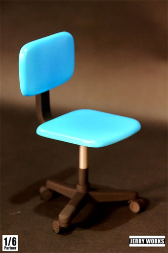 1/6 Partner Series - Office Chair (Sky Blue)　