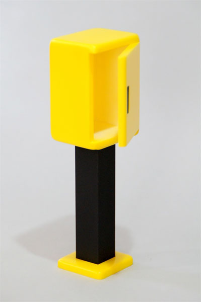 1/6 Partner Series Mailbox France, Yellow　