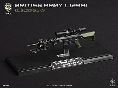 1/6 British Army L129A1 Sniper NO.2 Rifle (OD)