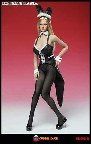 1/6 Scale Outfit Set Bunny Girl Black (C011-A) (DOLL ACCESSORY)　