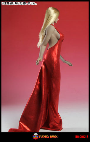 1/6 Scale Outfit Set Evening Dress Red (C012-B) (DOLL ACCESSORY)　