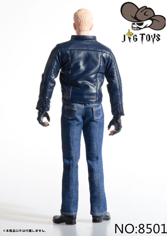 1/6 Blue Leather Jacket Set (DOLL ACCESSORY)　