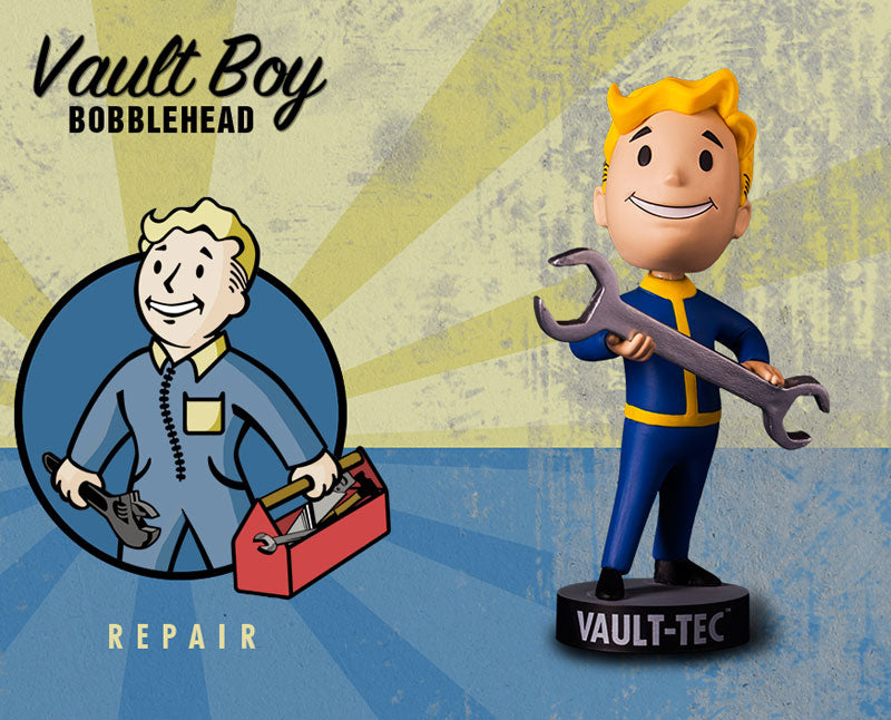 Fallout 4 - Vault-boy 111 Bobble Head Series 1 7Type Set