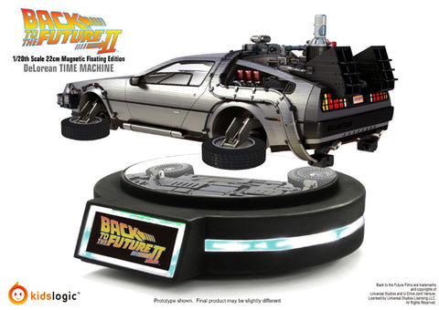 Back To The Future Part II 1/20 Magnetic Floating DeLorean Time Machine