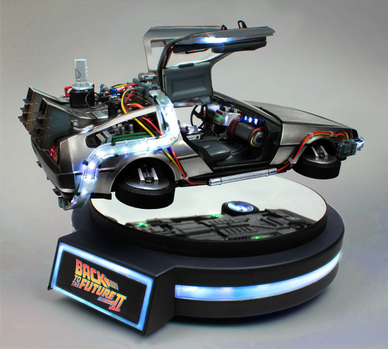 Back To The Future Part II 1/20 Magnetic Floating DeLorean Time Machine