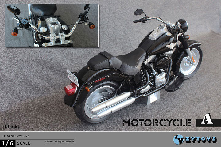 1/6 American Motorcycle (Black) (ZY15-26A)